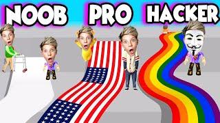 Can We Go NOOB to PRO to HACKER in FLAG PAINTERS!! Prezley