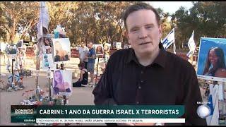 Roberto Cabrini retorna a Israel quase um ano depois do ataque que iniciou a guerra contra o Hamas