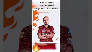 Sunrisers Hyderabad Squad IPL 2025 #srh #ipl #ipl2025 #cricket #youtubeshorts #shorts #viral #squad