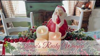 COUNTRY COTTAGE PRIMITIVE FARMHOUSE ANTIQUE VINTAGE CHRISTMAS HOME TOUR ~ COLLECTORS HOUSE IDEAS