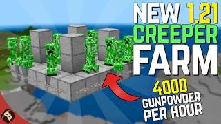 NEW 1.21 Creeper Farm | Minecraft Bedrock Tutorial