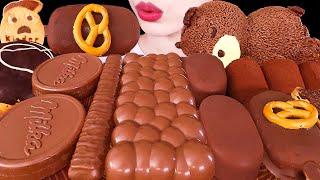 ASMR MUKBANG｜DUBAI CHOCOLATE PARTY * MILKA, ICE CREAM, MOCHI, TICO, CAKE 두바이 초콜릿 밀카 아이스크림 케이크 초코떡 먹방