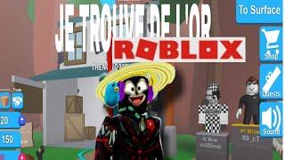 JE SUI UN MINEUR SUR ROBLOX