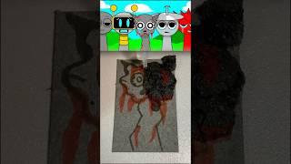 Reverse Play⏪⬅️ | I Drew a Gray From SPRUNKI VS SIMON EDITION With a Magic Sponge @AlphaBestt‬