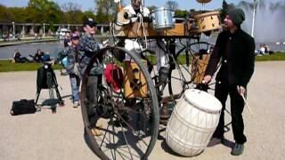 Музыкальный велосипед во Вроцлаве. Musical bike in Wroclaw