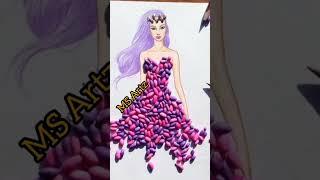 Creative dresses/ dresses of foods 068. #dresses #shorts #youtubeshorts