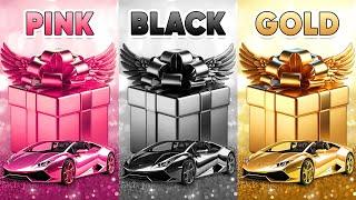 Choose Your Gift!  Pink, Black or Gold ⭐️ How Lucky Are You? 