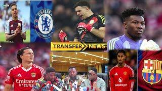 CHELSEA FOR ROGERS,RASHFORD STILL ON BARCA LIST,ONANA OUT, MARTINEZ IN,CARARES.#transfernews #trend