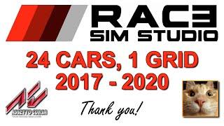 EVERY BEAUTIFUL CAR from RACE SIM STUDIO - 24 car grid Nurburgring