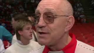 Ron Futrell talks to Jerry Tarkanian at Final Four. Denver 1990