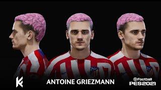 PES 21 NEW FACE GRIEZMAN BY KODIGO FACEMAKER