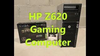 HP Z620 Gaming Computer and Overview (NVME.2 and GTX 1080 install)