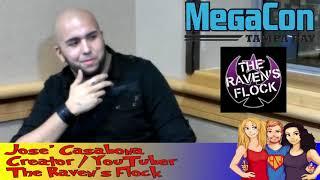 YouTuber Jose Casabona The Ravens Flock interview on the Hangin With Web Show at MegaCon