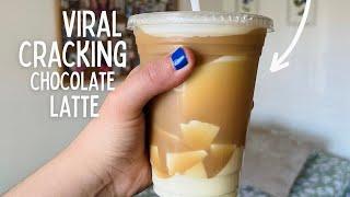 Viral Cracking Chocolate Latte | How To Make Crackle Coffee | Paola Santana