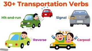 30+ Must-Know Transportation Verbs | Action Verbs | Simple English Lesson | Kiwi English