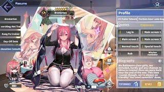 Azur Lane: USS Bremerton L2D Skin Talk & Move (Relaxation Consultation)