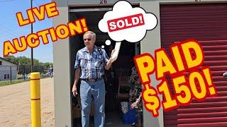 I Bought An ABANDONED Storage Unit For $150 At A LIVE STORAGE WARS Auction 3.5 Hours From Home!