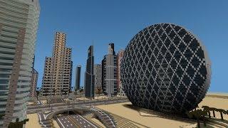 minecraft dubai city (update) - майнкрафт дубай