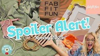 Sneak Peek Inside Fabfitfun Spring 2025 Box:  SPOILER ALERT!