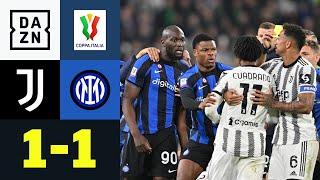 Hitziges Derby d'Italia im Halbfinale: Juventus - Inter Mailand | Coppa Italia | DAZN | Highlights