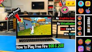 How To Play FreeFire In 1GB Ram/2GB Ram PC Without GPU & VT (Biometrix OS)