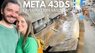 ️Building an Exploration Aluminum Sailboat!! How to create the Hull Shape!! Ep.342