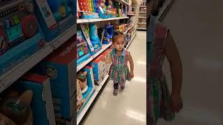 Cute 3-Year-Old Baby Girl Goes Toy Shopping Extravaganza at Target! #target #toys #babyproducts