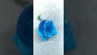 gorgeous blue sapphire  jelly melting #oddlysatisfying #satisfying