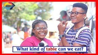 RIDDLE: What Kind of Table Do We Eat? | Street Quiz | Funny Videos | Funny African Videos |