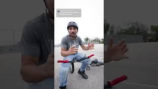 How to do BMX tricks with no chain.