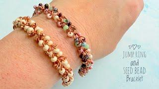 Fun Seed Bead Jewelry - DIY Jump Ring Bracelet