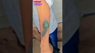 Peacock  Feather (Cover up ) Tattoo (Vinay Tattoo Art...8905095620) #youtubeshorts #peacock #viral