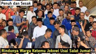 Jokowi Sapa Warga Bareng Ahmad Luthfi