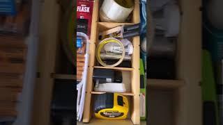 SpaceAid Bamboo Drawer Dividers, Kitchen Adjustable Drawer Organizers