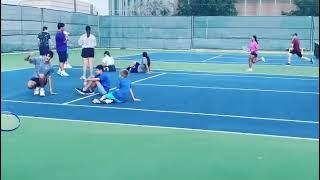 Blaire Wilson -  Tennis Camp in 2022 running super fast!