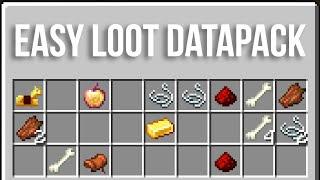 Make Loot Tables IN GAME! (Datapack)