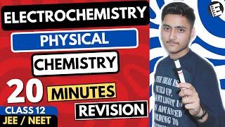 Electrochemistry Class 12 | Chemistry | For JEE & NEET | Full Revision In 20 Minutes