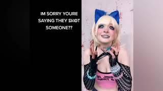 TikTok cosplayer Mary Anne Oliver-Snow Continues To Film Fake Blood-Filled Videos