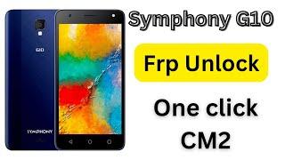 symphony g10 frp unlock by cm2 | symphony g10 google account remove cm2 mt2 |