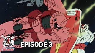 Mobile Suit Gundam Episode 3 (English Dubbed)
