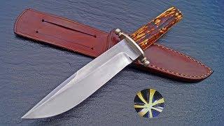 Custom Cowboy Bowie Knife Messer Gerd Haats Germany Western Collection Sammler Outdoor