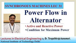 SM31 Power Flow in Alternator