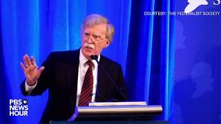WATCH: National security adviser John Bolton addresses the Federalist Society
