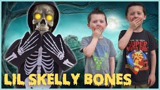 Lil Skelly Bones Spirit Halloween | Unbox and Setup 2022 Halloween Animatronic | Animated Skeleton