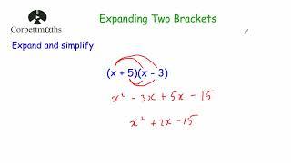 Expanding Two Brackets - Corbettmaths