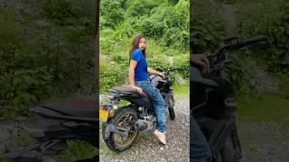 BIKER GIRL #motorcycle #rider #bikelover #bike #automobile #ns200 #yamaha #shortfeed #ytshort