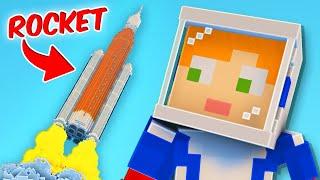 Minecraft ROCKET LAUNCH!! #shorts