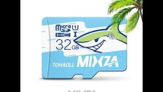 Карта памяти и кардридер Micro SD MIXZA 32 GB + Cardreader распаковка Unboxig from Gearbest