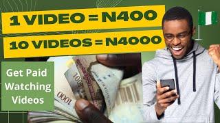 [Earn N400 Per Video] - How To Make Money Watching Videos Online In Nigeria