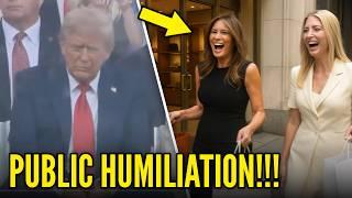 Trump Gets SHAMED by Melania & Ivanka’s COLD MOVE on his BIG DAY